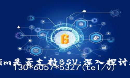 Tokenim是否支持BSV：深入探讨和分析