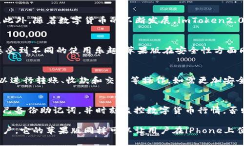 imToken2.0苹果版2.0：最安全的数字钱包
imToken2.0, 数字钱包, 安全, 苹果版/guanjianci

什么是imToken2.0?
imToken2.0是一款基于区块链技术的数字钱包，支持多种加密货币，包括ETH、BTC等，也支持各种ERC20代币和其他主流的代币。imToken2.0不仅提供市场报价信息，还可以进行交易和管理货币资产，真正实现了数字货币的全生态服务。

为什么imToken2.0安全？
imToken2.0的安全性是网络上最高的。它采用了多层加密和安全验证技术，确保用户私钥不容易被黑客攻击。与此同时，imToken2.0还支持硬件钱包，如Ledger、Trezor等，用户可以把私钥存放到硬件钱包中，在安全的情况下进行交易。

哪些加密货币可以在imToken2.0中支持？
imToken2.0支持包括ETH、BTC、EOS、USDT在内的数十种主流数字货币，还支持各种ERC20代币。此外，随着数字货币的不断发展，imToken2.0也将不断更新支持新的数字货币，为用户提供更好的服务。

imToken2.0的苹果版有什么特点？
imToken2.0的苹果版从界面设计到使用流畅度都追求用户体验的极致，让用户在使用过程中感受到不同的使用乐趣。苹果版在安全性方面同样采用了多种保护手段，线上、线下双重保险机制，确保资产安全。

如何使用imToken2.0？
用户可以从各大手机应用商店搜索并下载imToken2.0，注册后通过助记词备份私钥，然后就可以进行转账、收款和交易等操作。如需更加安全地使用imToken2.0，可以将私钥存放到硬件钱包中。

imToken2.0有什么优缺点？
imToken2.0最大的优点是安全性高，同时支持多种数字货币，界面简洁易用；缺点是需要用户自己备份助记词，并时刻监控数字货币行情，否则可能造成资产损失。

总体而言，imToken2.0是一款功能丰富、安全可靠的数字钱包，适用于数字货币爱好者和新手用户，它的苹果版同样可以让用户在iPhone上便捷地管理数字资产。